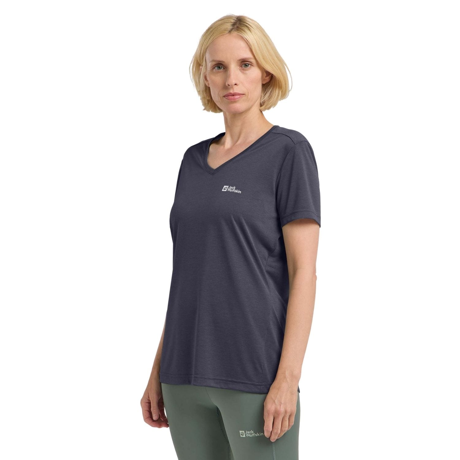 Jack Wolfskin Crosstrail Women Kadın Tişört - Renkli - 1